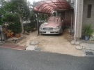 カーポート施工前